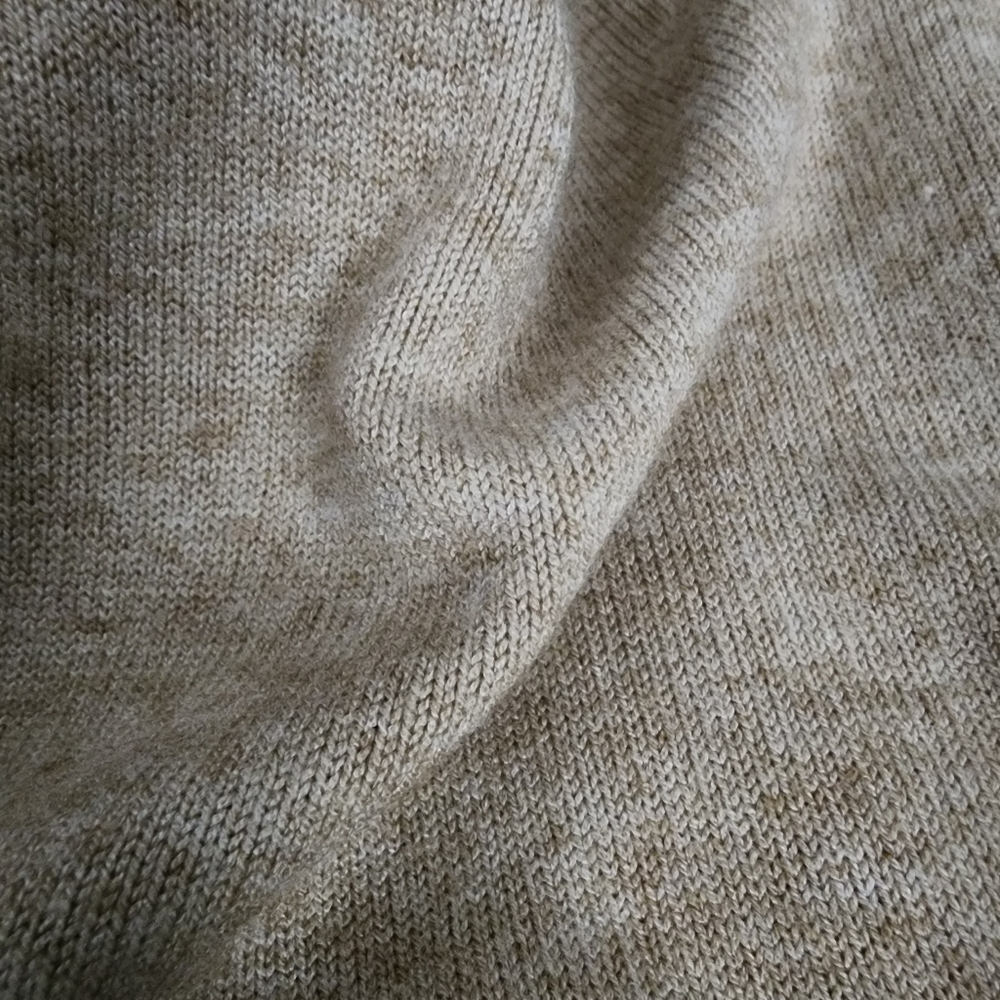 VINCE Open Scoop Neck Long Sleeve Pullover Top In Sand Shell Brown Size XS - Picture 13 of 13